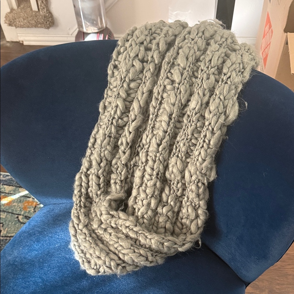 FP Movement by Free People Chunky Knit Scarf in Gray